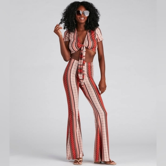Windsor Pants - 🔴3 FOR $15🔴 Windsor 2 Pc Tribal Set